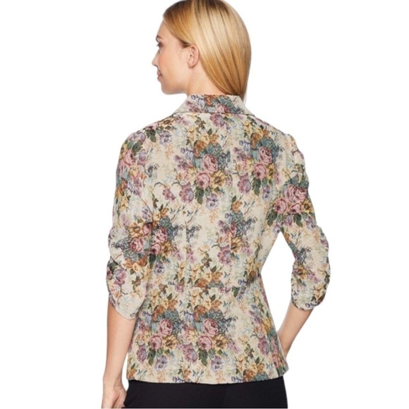 Karen Kane Tapestry Jacket Floral Print Size XS (2) - Picture 3 of 9